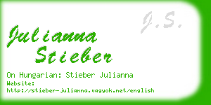 julianna stieber business card